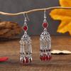 Bohemian Rhinestone Bell Tassel Earrings: Exotic Indian Ethnic Style