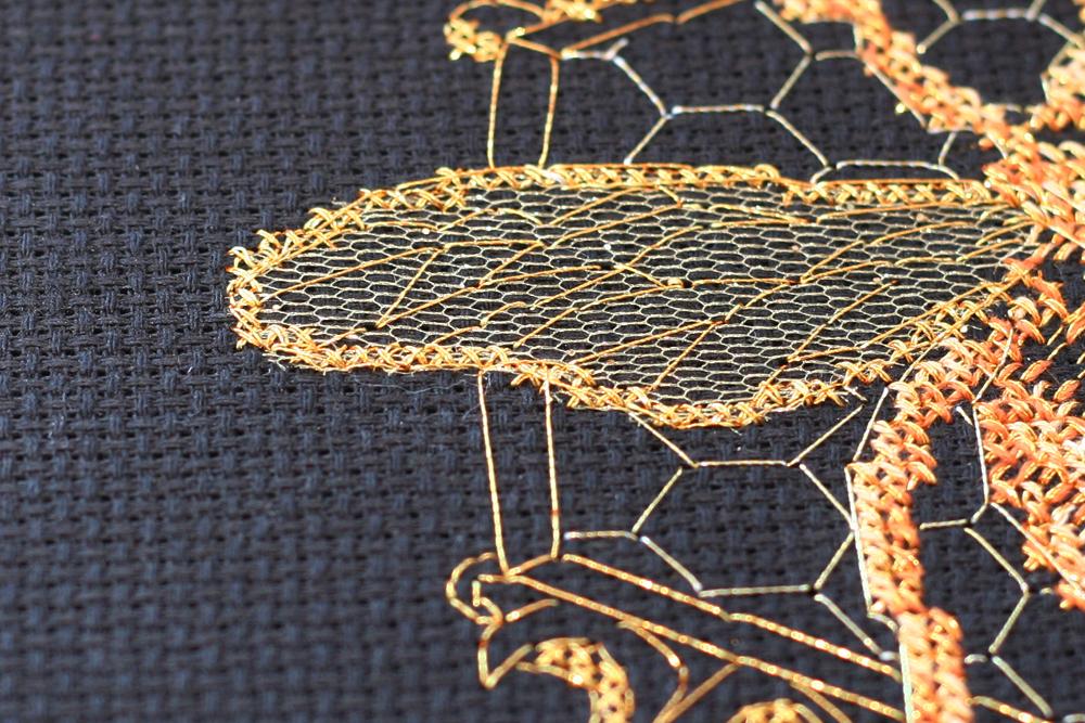 Cross Stitch Kit Abris Art Golden Beetle