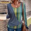 Women's Fashion Casual Long Sleeve O Neck Blouses & Shirts Unique Design