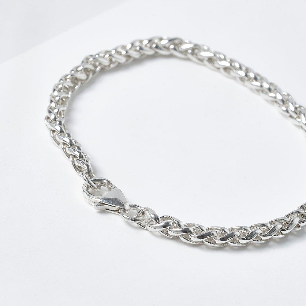 Silver925 Weaving Bold Chain Bracelet