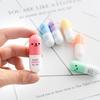 6 Pcs/lot Capsules Highlighte Vitamin Pill Highlight Marker Color Pens Stationery Office School