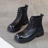 The First Layer of Cowhide Martin Boots for Women's Autumn and Winter 2025 New Retro Leather British Style Platform Women's Short Boots