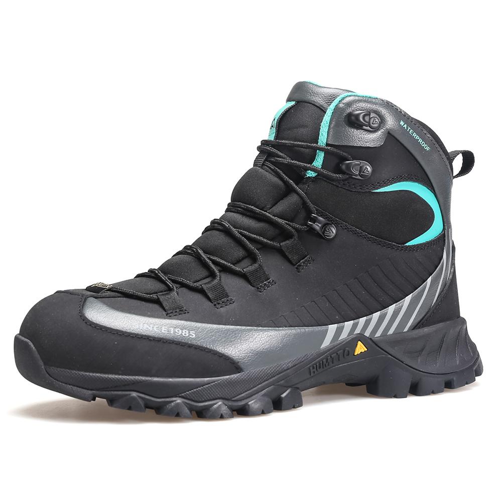 

HUMTTO Водонепроницаемые походные ботинки. Женские зимние рабочие ботильоны на платформе для женщин. Черные уличные кроссовки. Износостойкая тактическая защитная обувь для женщин. 41