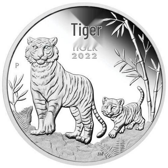 Australian Craft Zodiac Tiger Gilded Commemorative Coin