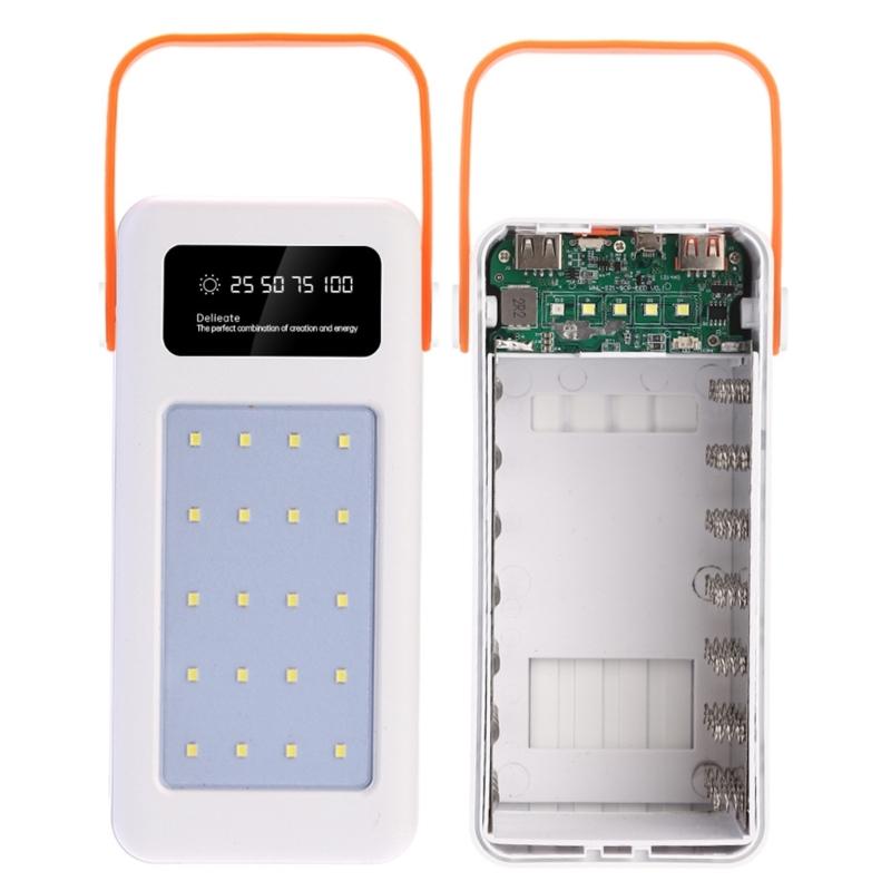 (Ne pas inclure la batterie) Boîtier de Rangement pour Batteries 35 Emplacements DIY 35 Sections Tête Plate 18650 Boîtier Coques pour Chargeur