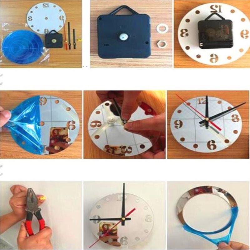 Creative Diy Acrylic Coffee Cup Teapot 3D Wall Clock  Kitchen Wall Clocks