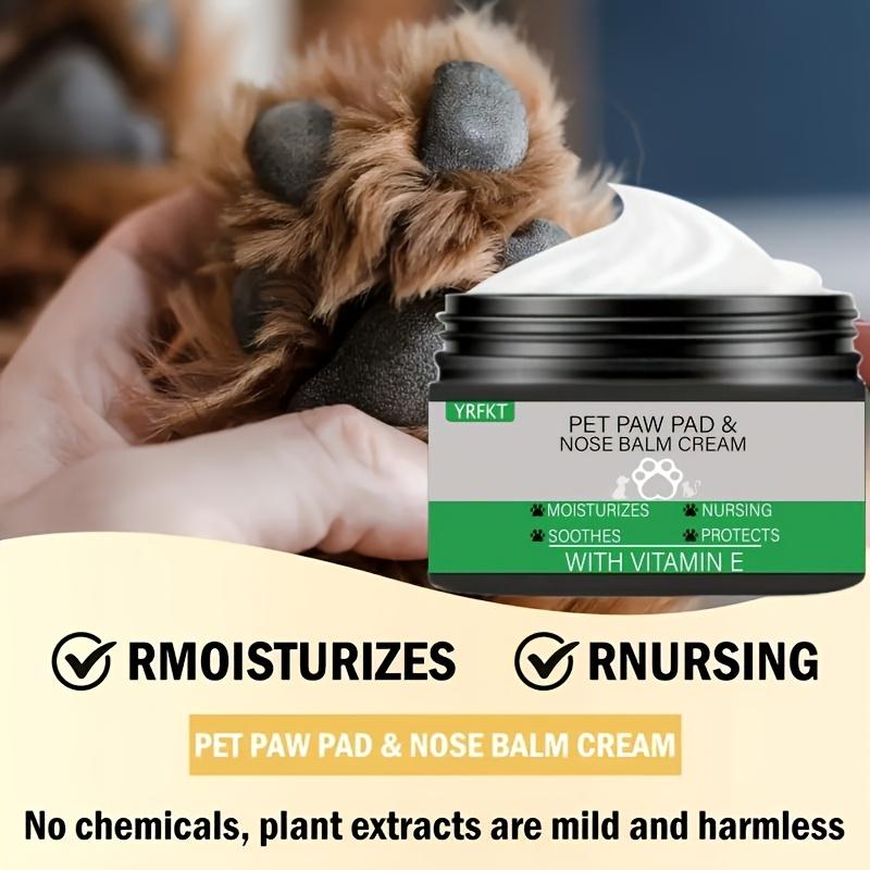 Crema per la cura degli animali domestici, Crema idratante per cani e gatti, Lenisce screpolature secche, Nutre in profondità unghie e naso degli animali domestici, Fornisce 24/7 di protezione con Vitamina E