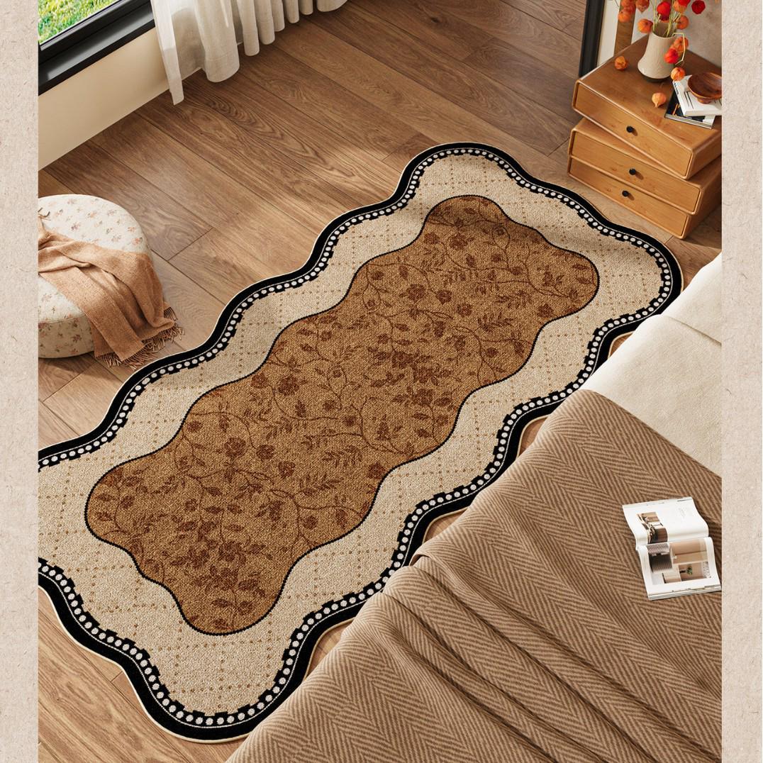 

Alien Retro Mid-Century Bedroom Rug: Easy-Care, Waterproof, Stain-Resistant Floor Mat for Bedside or Coffee Table. 40x60cm