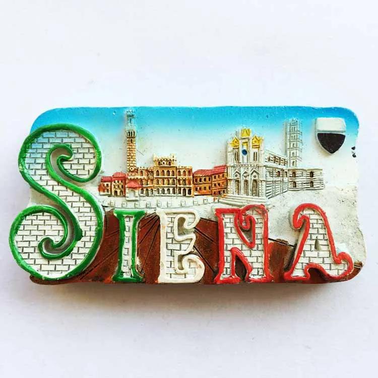 Italie Fridge Magnets Italy Rome Sicilia Siena Florence Colosseo Tourism Refrigerator Magnets Souvenir Home Kitchen Decoration