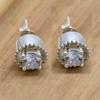 CZ 925 Sterling Silver Drop Earrings, Gemstone Handmade Dangle Earrings