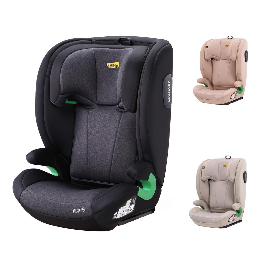 i-Size R129 Child Car Seat for 3.5 to 12 Years (100-150 cm), with Adjustable Backrest, Headrest, Side Impact Protection