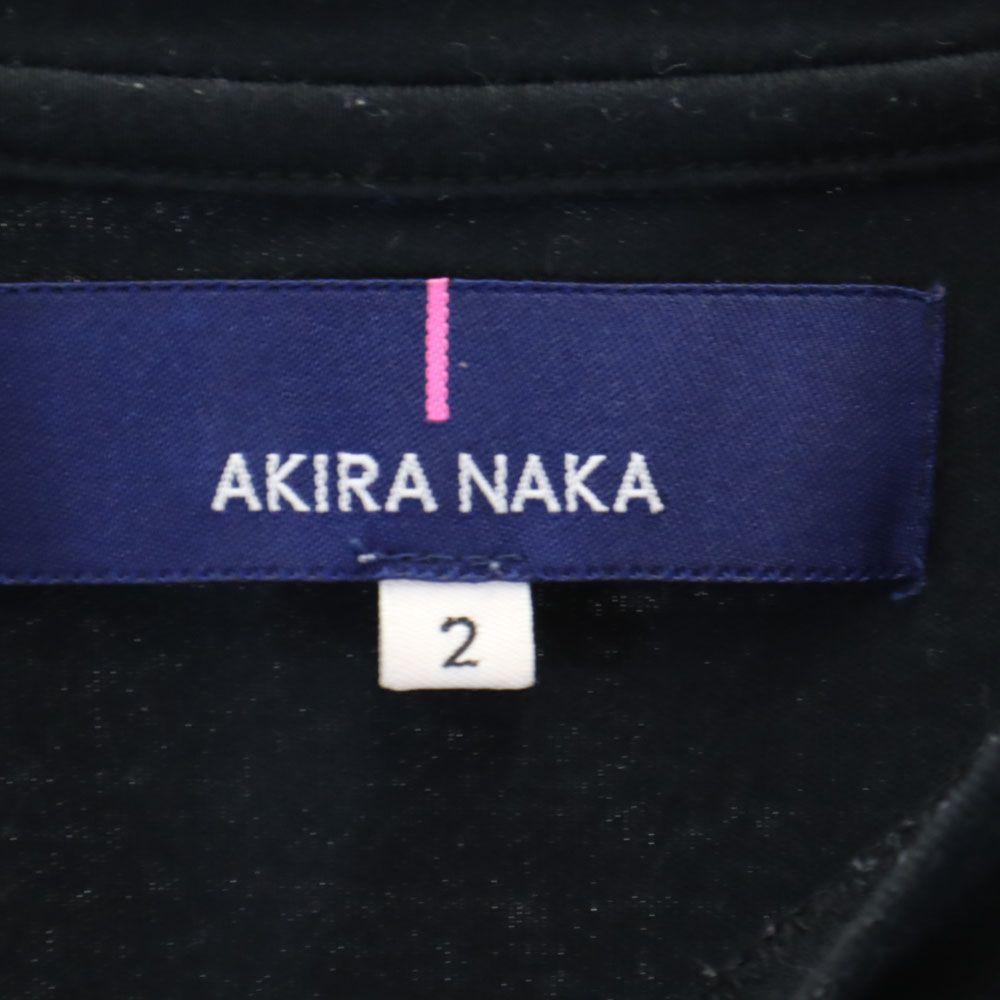 AKIRANAKA Cut Tunic 2 Black T-shirt Women Used