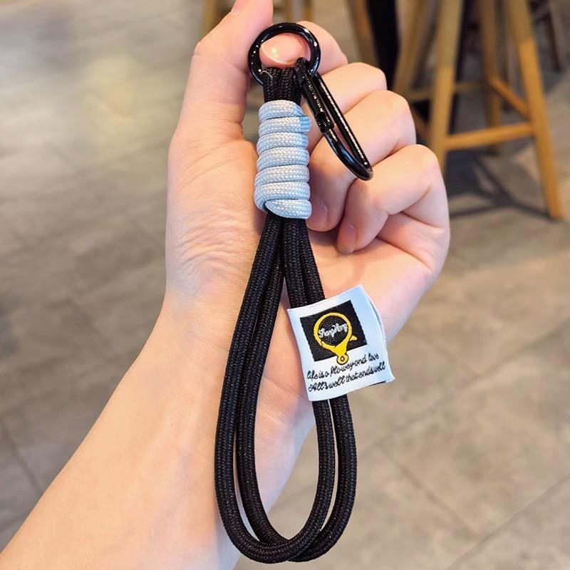 Detachable Nylon Braided Crossbody Phone Chain & Aesthetic Wrist/Neck Strap Detachable Lanyard