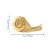 Luxury Cabinet Door Knobs Retro Wardrobe Drawer Pulls Trendy Snail Brass Handle  Dresser