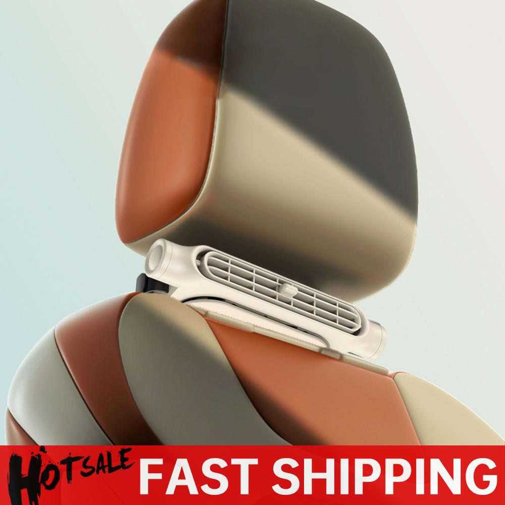 

Portable Car Seat Fan 3 Speeds Adjustable Car Headrest Cooling Air Fan USB Powered Car Seat Cooling Fan Summer Car Accessories United States