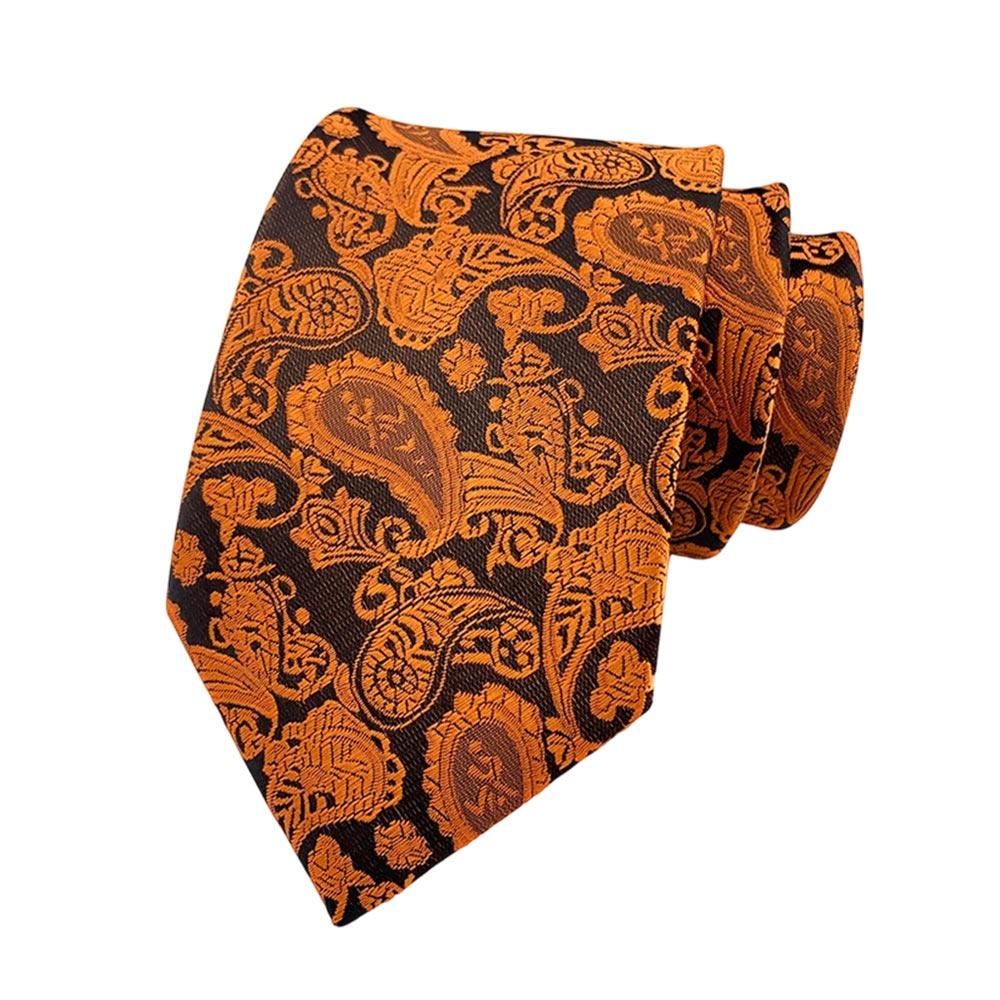 8cm Men Necktie Business Floral Ties Fashion Paisley Tie Wedding