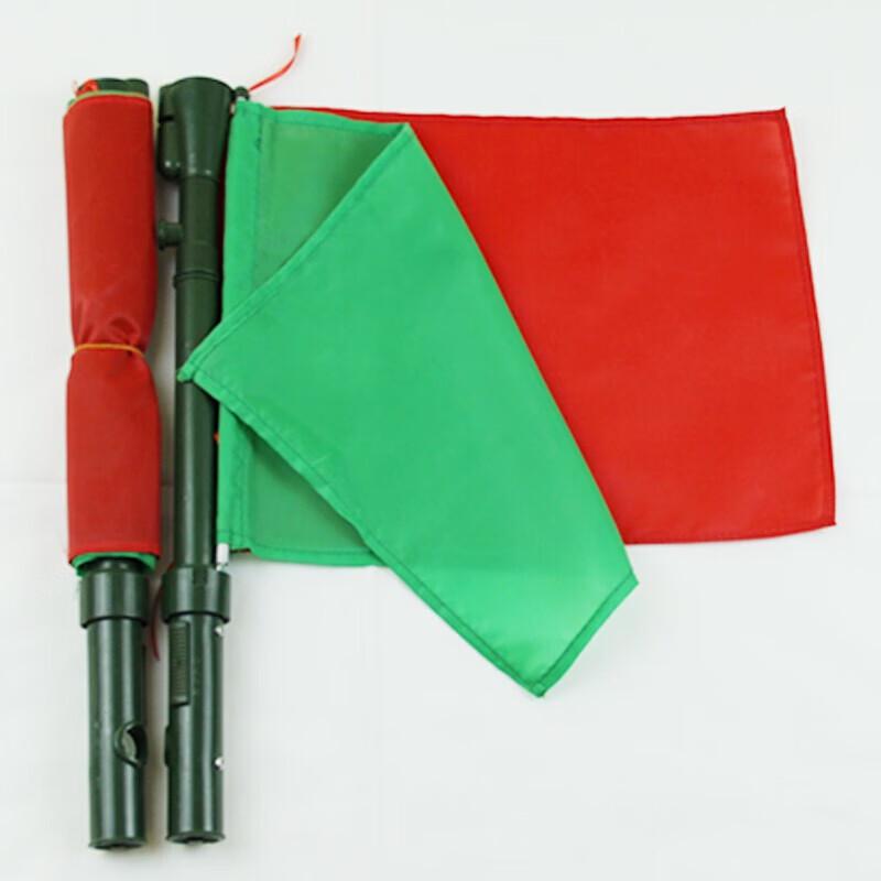 Zhizheng Multifunction Double-Sided Signal Command Flag with Whistle & Flashing Light