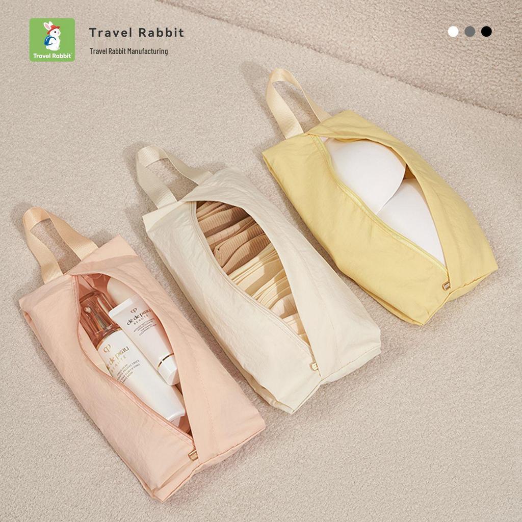 Portable Travel Underwear & Socks Storage Bag with Compartments