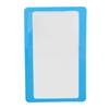 20PCS Magnifying Glass Card Portable Clear Lens Blue Frame Credit Card Size Magnifier for Stamp Collectors
