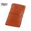 Faux Leather Cover Journal Notebook, Loose-Leaf Refillable with Elastic Durable Daily Use Strap, Multi-Purpose Writing Diary for Notes Travel Storage