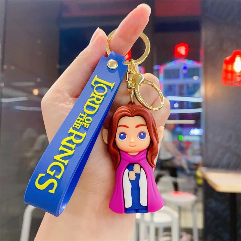 Keychain Cute Elf Prince Keychain Lord of The Rings Men's and Women's Bags Pendant