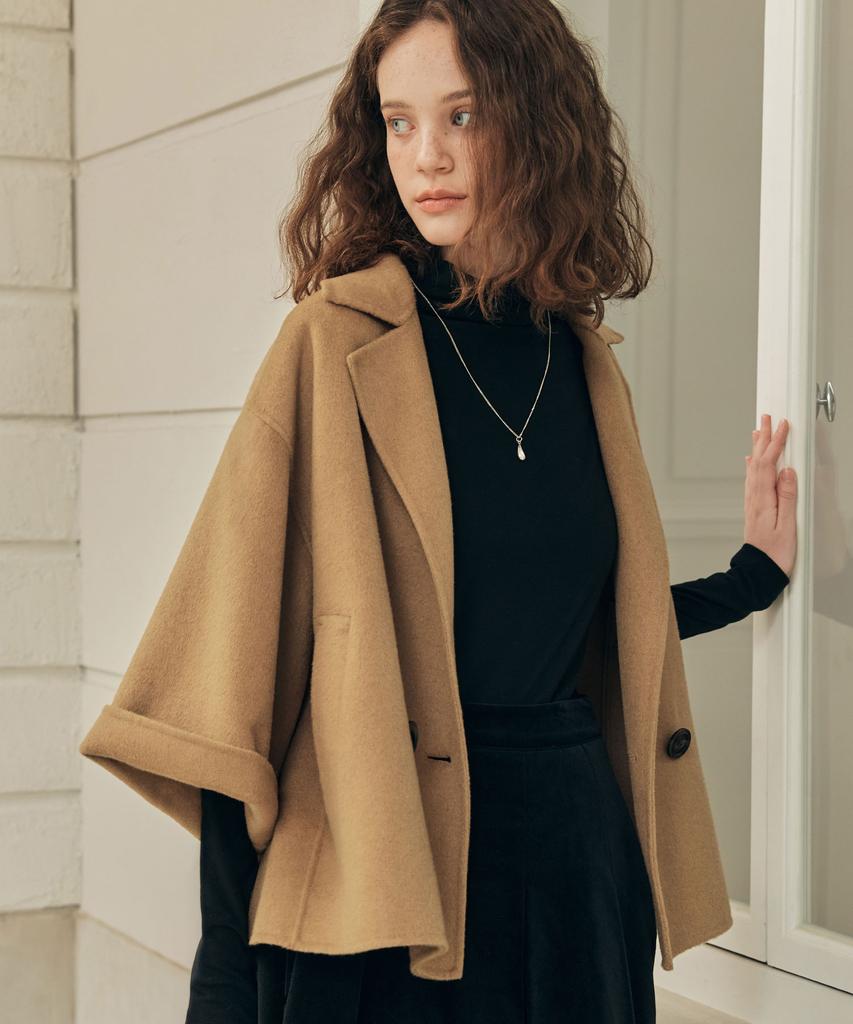 ZEROSTREET [3 Colors] Soft Basic Half Turtleneck