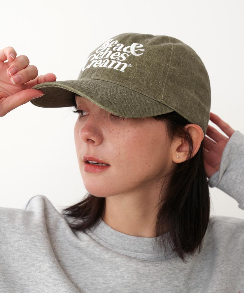 Bichiseuaenkeulim Original Logo Pigment Ball Cap-Khaki