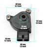 Neutral Safety Switch  Sensor YL8Z-7F293-AA For Ford Contour 1995-2000 L4 2.0L