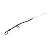 1 Set SHLPDFM Chrome Black SBF Oil Dipstick Stainless Steel Flexible Engine Oil Dipstick Fits for 1965-1987 Small Block Ford 260, 289, 302, 347, and