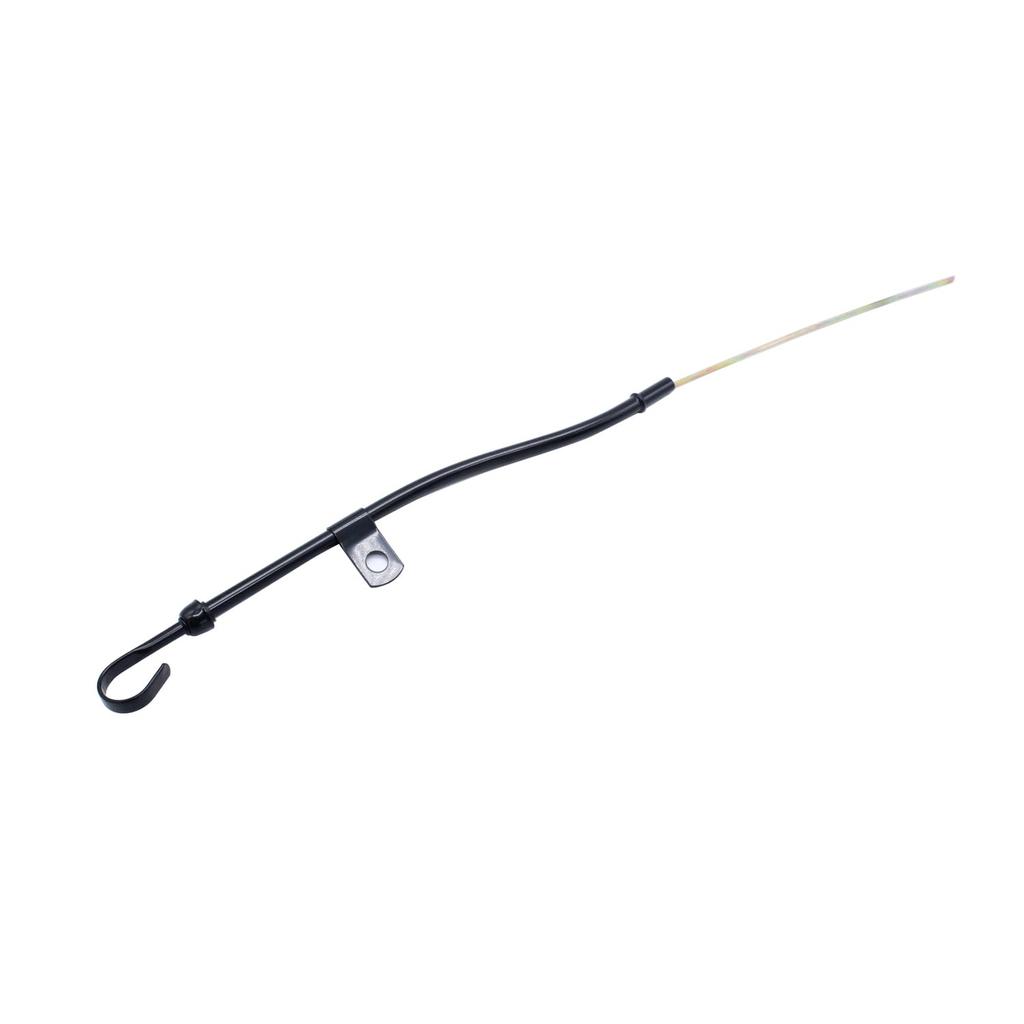 1 Set SHLPDFM Chrome Black SBF Oil Dipstick Stainless Steel Flexible Engine Oil Dipstick Fits for 1965-1987 Small Block Ford 260, 289, 302, 347, and
