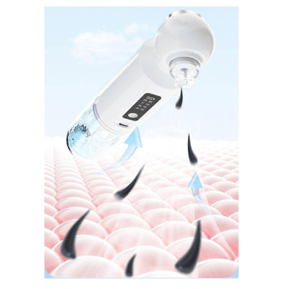 Hot compress small bubble blackhead device, pore cleaning device, acne removal beauty device