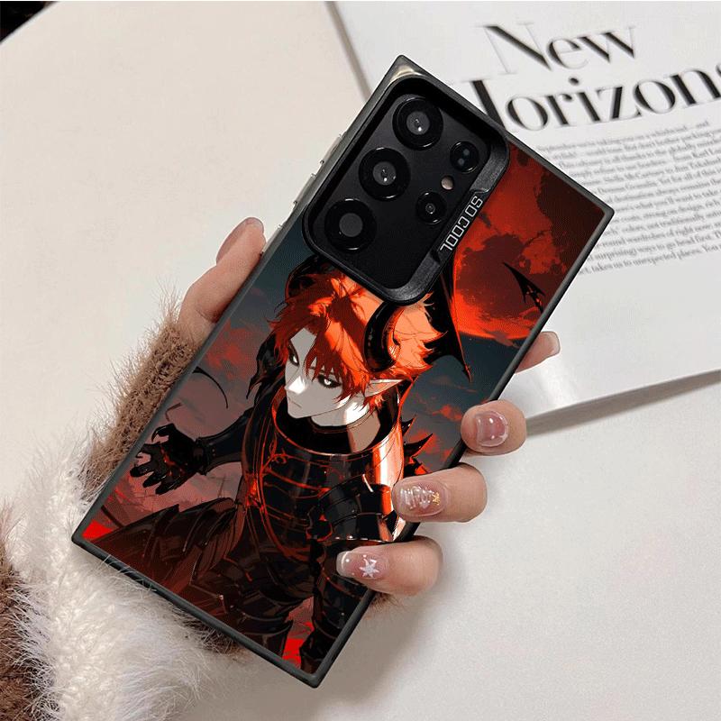 Devil Bad Boy Anime Style Soft Phone Case for Samsung Galaxy S24 S25 FE S26 Edge S23 Ultra S22 Plus S21 + Shockproof Cover Back