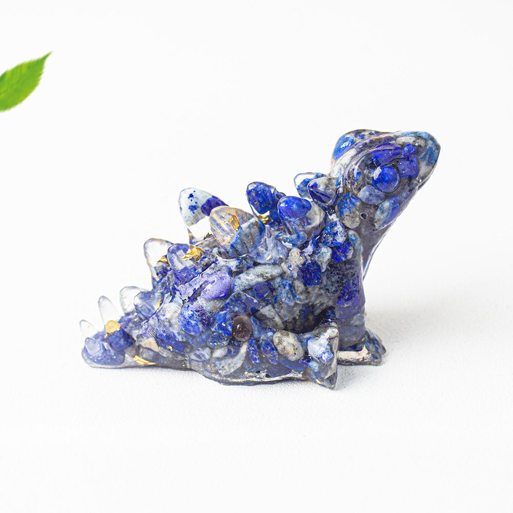 Trex Resin Art Decor With Crystal Resin For Modern Desk Ornament Gift For Friends And Family