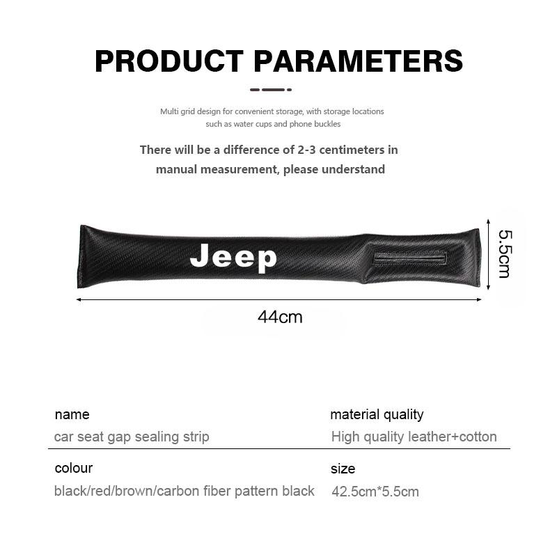 Para Jeep Coche Interior Tapón para Hueco de Asiento Relleno de Cuero Almohadillas a Prueba de Fugas Para Jeep Grand Cherokee Wrangler JK Gladiator Compass Reneg