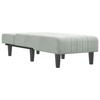 VidaXL Chaise Longue Light Grey Velvet 352826