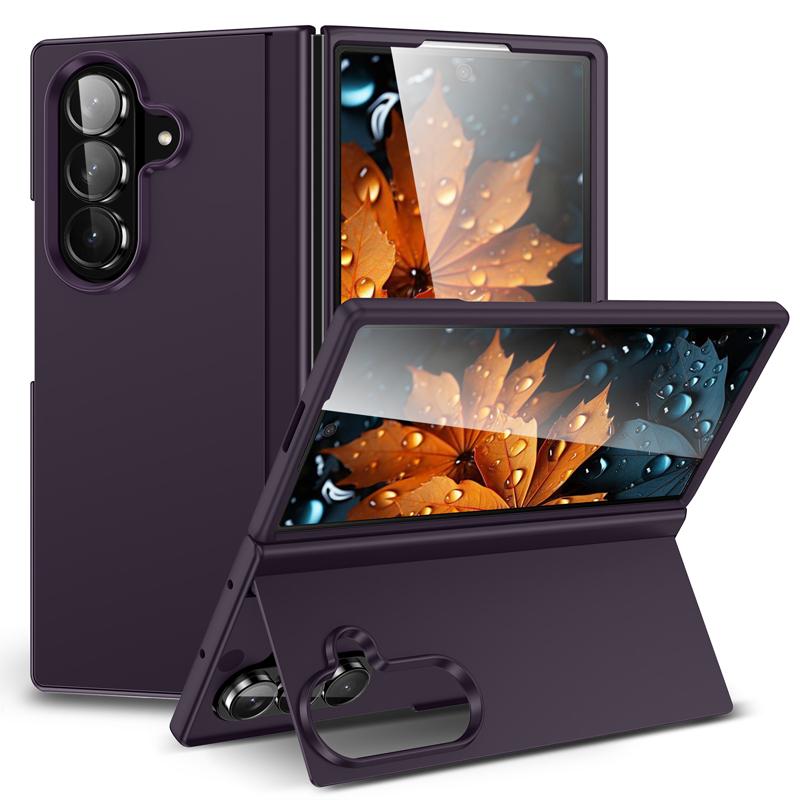 For Samsung Galaxy Z Fold 7 Case Ultimate Touch Feeling PC Bracket Folding Anti-fall Full Protection Cover For Z Fold7