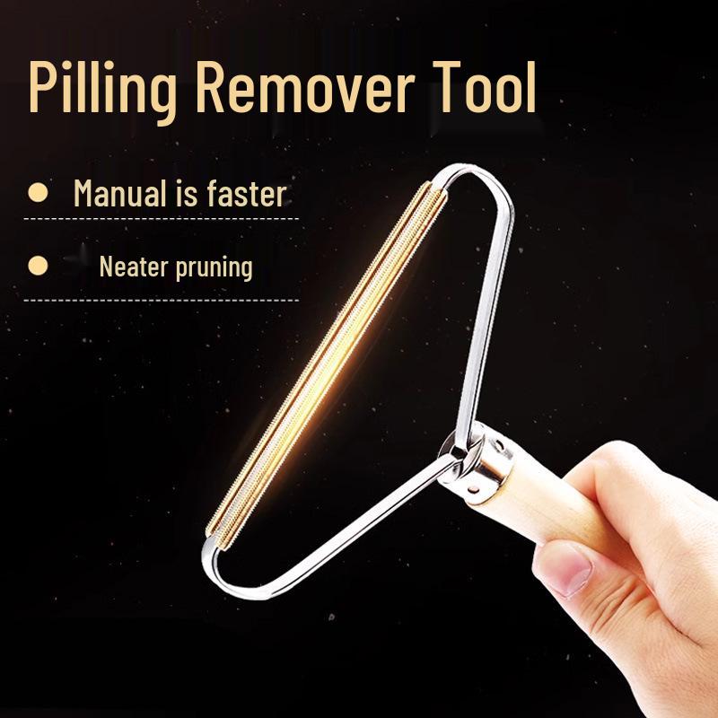 Double-Sided Lint Remover: Manual Tool for Clothes, Coats, Wool, Pilling, and Hair Removal