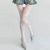 Women'S Gothic Fishnet Tights Lace Stockings Elastic Jacquard Hollow Out Pantyhose Leggings