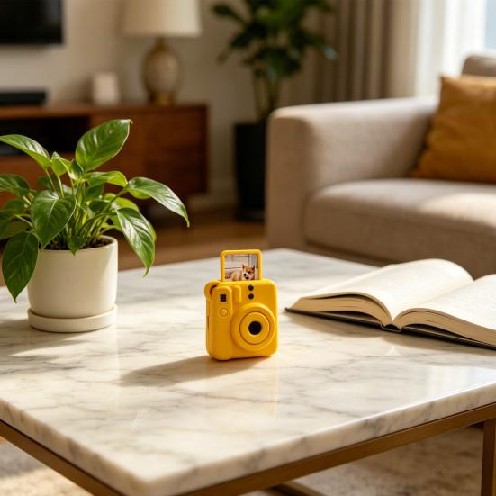 Mini-Kamera-förmiger Foto-Halter-Anhänger 3D-gedruckter Mini-Bilderrahmen-Schlüsselanhänger für Rucksäcke Handtaschen Taschen Geldbörsen