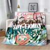 Spy x family Cartoon anime Kawai Throws Blanket Kid Super Home Soft Flannel Blanket for Travel Bedding Blanket for Birthday Gift
