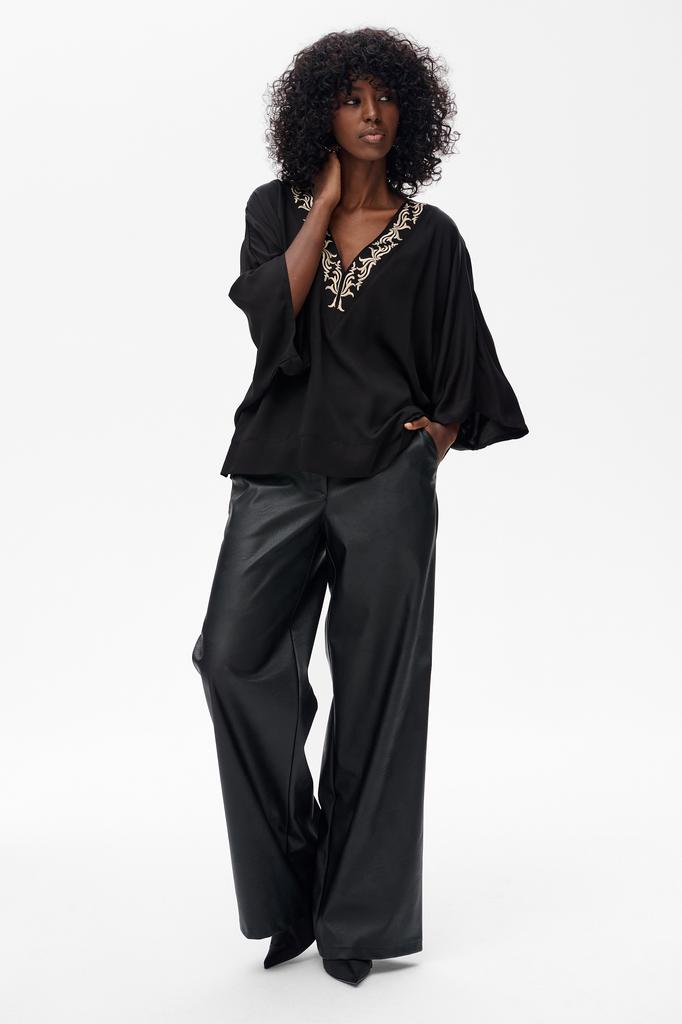 Izabell Black Women's Blouse 36/38