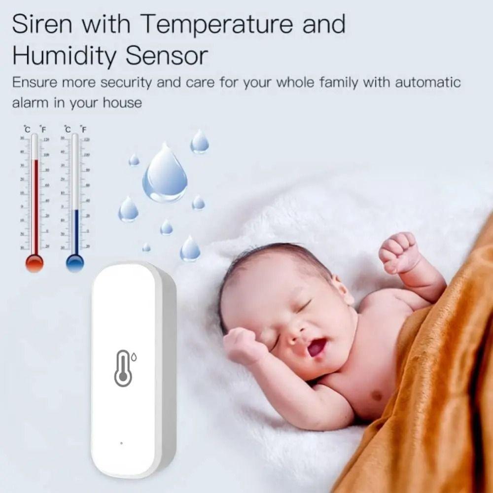 APP Control Humidity Temperature Monitor Indoor Humidity Sensor  Home Schools Humidity Tester