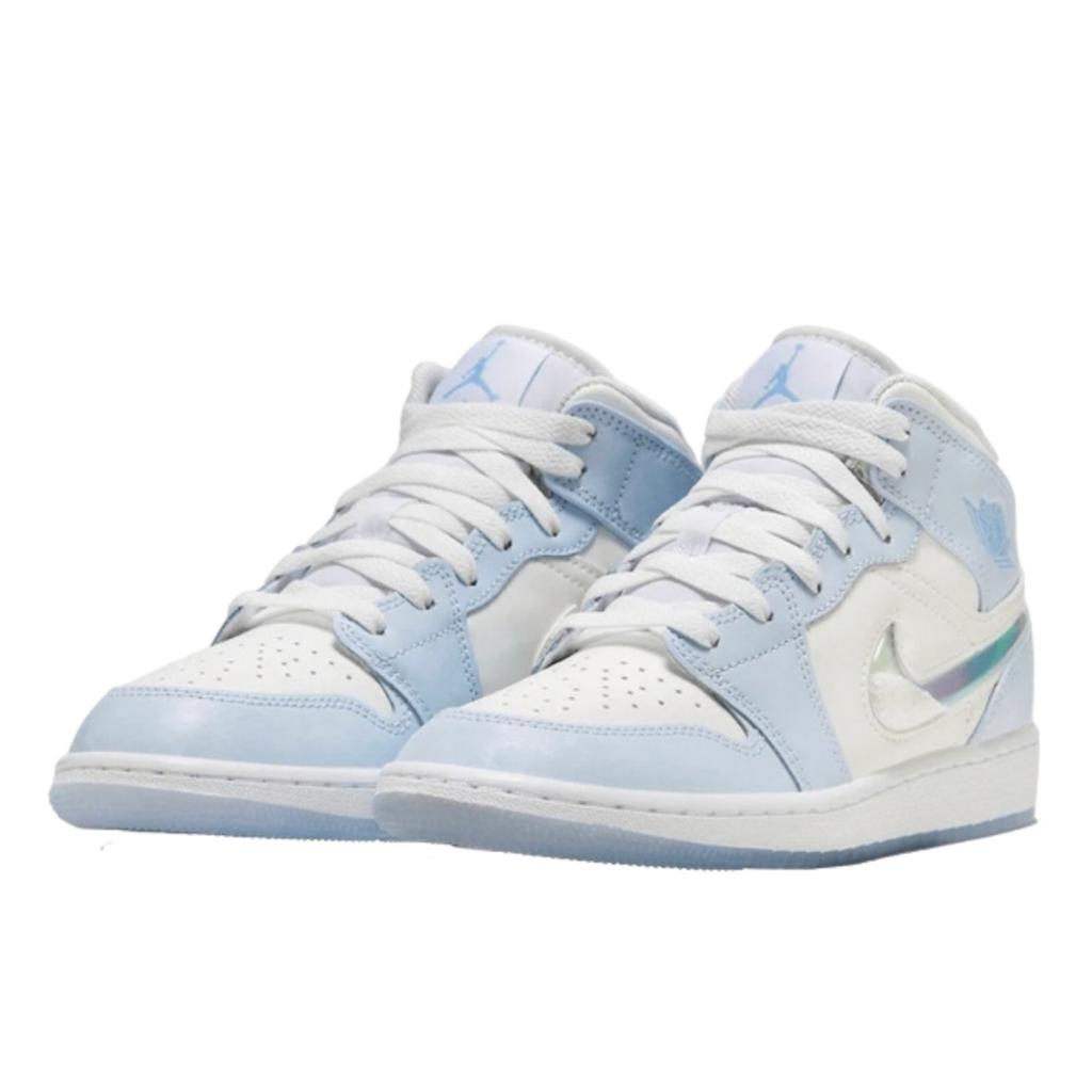 Air Jordan 1 Mid Glitter Swoosh