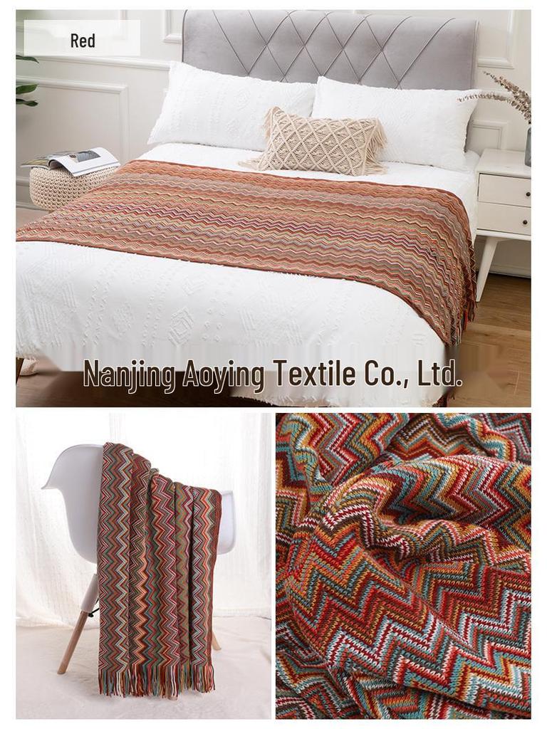 Bohemian Ethnic Tassel Sofa & Bed Throw Blanket