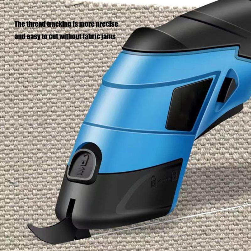 Wireless Electric Scissors Electric Fabric Scissors Electric Cardboard Cutter for Carpet Leather Fabric Paper Project