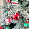 30pc/box Painting New Year Sparkling Christmas Balls Gifts Christmas Tree Pendants Home Hanging Pendants Exquisite 6cm