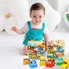 Toy Carpull-back Car Combination Set Simulation Truck Model Car Boy Baby Gift 6PCS