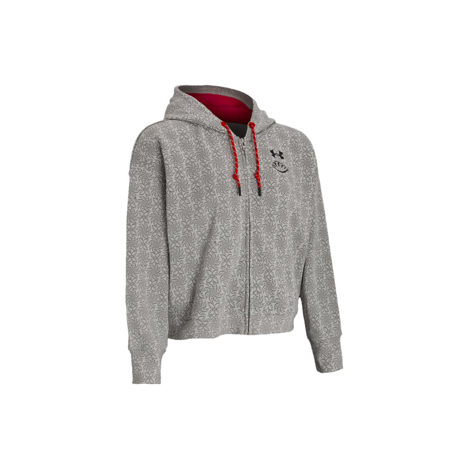 

Under Armour Спортивная куртка с капюшоном и принтом, женские куртки Agate-White 1375318-592 S