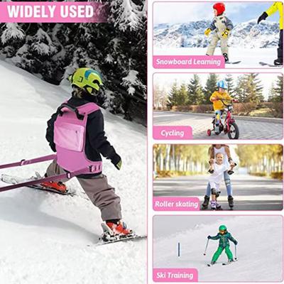 Dětský lyžařský tréninkový postroj s vodítkem Heavy Duty Naučte dítě kontrolu rychlosti Začátečník Snowboarding Lyžování Pomocný trenažér Trakční bezpečnostní pás