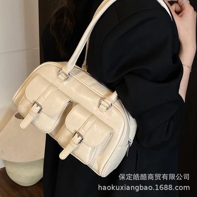 Large-capacity Bag Women's Summer Versatile 2025 New Casual Niche Design Shoulder Underarm Bag Work Commuter Bag